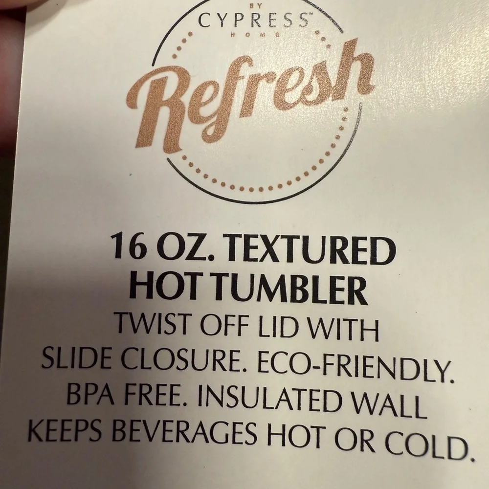 Cypress Refresh Floral Insulated Tumblers with Lids Set of 6 NEW